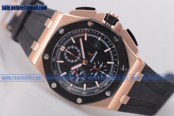 Audemars Piguet Royal Oak Offshore Chronograph 1:1 Replica Watch Rose Gold 26400RO.OO.A002CA.03(EF) - Click Image to Close